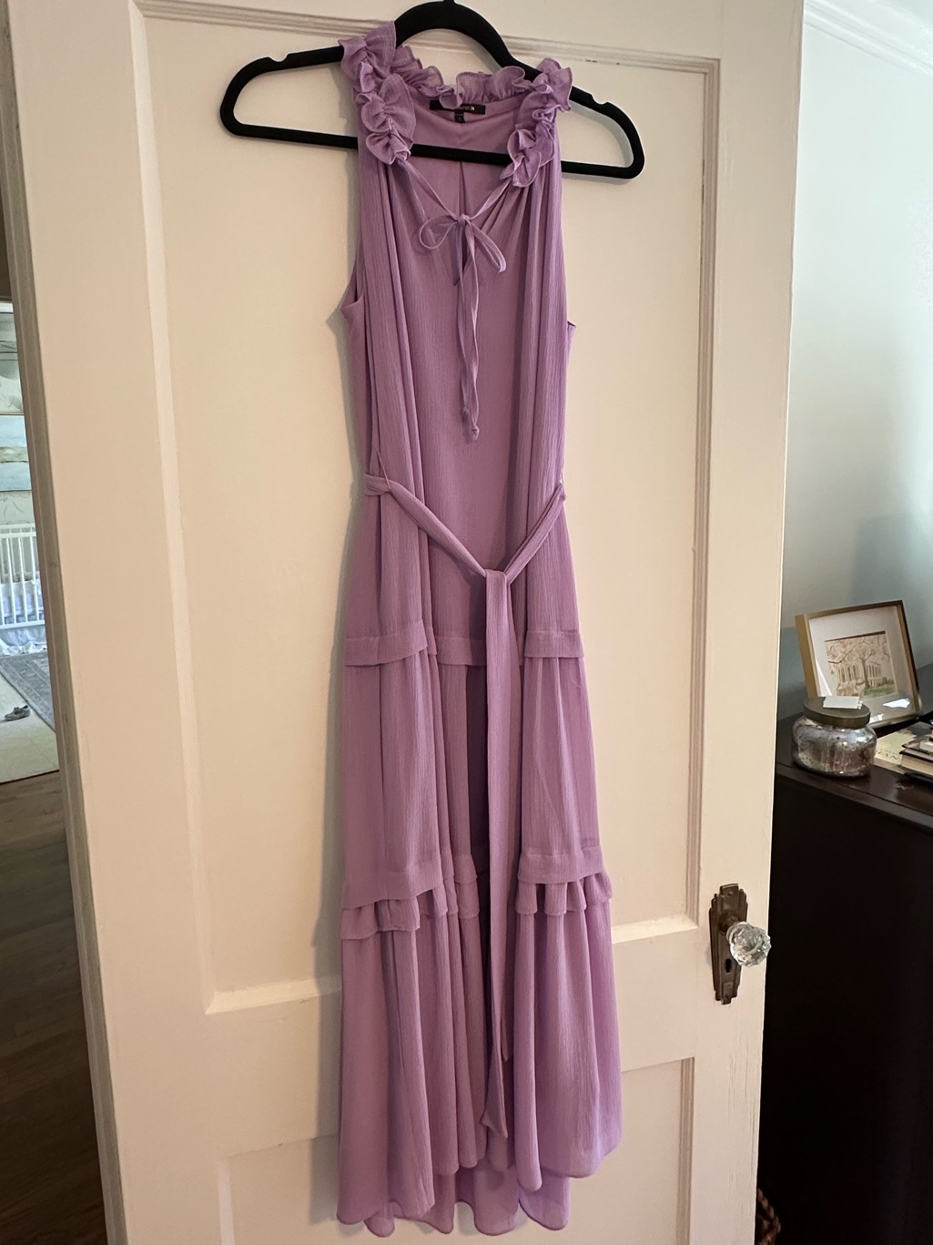 Kobi Halperin Lavender Ruffle Dress